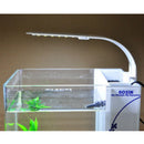 10W LED Aquarium Light Arm Clip on Plant Grow Fish Tank Lighting Lamp-Blue White Lighting EU Plug 220V (White Lamp)