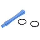 High-end Chrome Thumbstick Accent Rings With Teardown Rod Tool for Xbox One Elite Controller Black