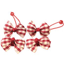 Set OF 4PCS Girls Cute Ribbon Bowknot Design Hair Clips Band Party Cosplay Fancy Dress Photography Props