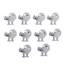 10 Pieces Halloween Scary Cats Pendant Antique Silver Jewelry DIY Making