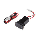 Dual LED Digital Battery Voltage Voltmeter Thermometer For Toyota Prado 120 Series