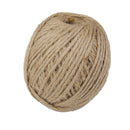 60M Twisted Burlap Jute Twine Rope Natural Hemp Linen Cord String for Card Making Craft Project Scrapbooking DIY Gift Decor 2mm