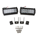 1 Pair 36W 12LED Work Light Bar Driving Lamp Kits for Jeep ATV SUV 4WD Truck