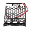 RC Metal Roof Carrier Rack & 4 LED Light for 90046 Traxxas TRX-4 RC4WD D90 CC01 AXIAL SCX10 REDCAT