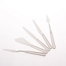 Plastic Palette Tool Scraper Set Spatula for Oil Painting Gouache 5Pcs/Set