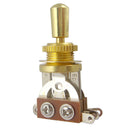 Golden Guitar Replacement Parts 3 Way Toggle Switch w/ Tip Cap for Les Paul