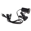 Clip-on Lamp Black Aquarium Light Fish Tank With Touch Sensor Switch EU Plug