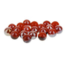 20pcs Dark Brown Slass Marbles Kids Retro Traditional Toys Classic Gift Games