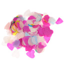 1 Pack 1000 Pieces Multicolor Round Heart Shaped Colorful Confetti Latex Balloon Accessories Party Supplies