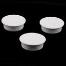 3Pcs 60mm Computer Desk Table Grommet Cable Port Wire Hole Cover -White