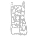Metal Hollow Bookmark Drawing Ruler Hand Account Notebook Graffiti Accessories
