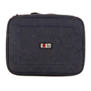 Universal Organizer Accessories Cases Pouch For Cable Phone Charger Large Blue