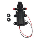 12V 60W 4.5L/min 100PSI 10mm Inlet/Outlet Diaphragm Water Self Priming Pump Car Truck Washing