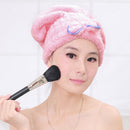 Beautiful Fashionable Superfine Strong Resistant Hair Turban Wrap Shower Bath Caps Pink