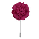 Handmade Men Flower Brooch Pin Lapel Boutonniere Stick T-Shirt Decor Rose
