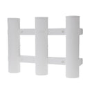 3 Rod Holder Rack Socket for Boat Marine Fishing Box Kayak Boat Yacht White