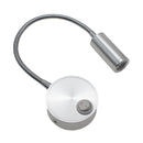 1W LED Lamp Wall Sconce Fixture Spot Light with Switch Button Picture Mirror-Light Flexible Pipe Pure White Lighting
