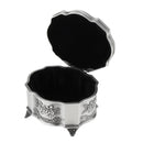 Princess Room Decoration Rose Flower Pattern Geometric Jewelry Box Travel Case for Jewelry Organizer Storage