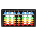 Plastic Colorful Abacus, Kid's Soroban Calculator Math Educational Toy, 7 Column