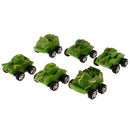 6pcs Camouflage Tank Army Vehicle Model Pull Back Kid Car Toy Xmas Gift Playset Collectables