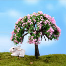 Pack of 5PCS Micro Landscape Decorations Mini Resin Ornament Garden DIY Tree Statue Home Garden Outdoor Decor Accessory