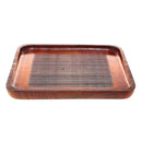 Japanese Style Wooden Tray Plate Serving Food Fruit Snack Dishes Salad Bowl Solid Wood