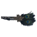 Retro Women Girls Peacock Feather Beads Flapper Headband 1920s Great Gatsby Fancy Dress Costume Headdress