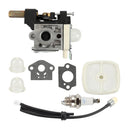 Carburetor Air Filter Spark Plug Primer Bulb Gaskets Fuel Line Kit for ECHO GT230 GT231 PAS230 PAS231 PE230 PE231 PPT230 ZAMA RB-K66 RB-K70