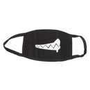 Unisex Antidust Mask Cute kaomoji Emoticon Muffle Mouth Mask Crooded Mouth