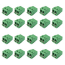 20pcs 2Pin Plug-in Terminal Block DG128 Screw KF128-2P Pitch 5.08MM 300V/10A