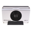USB3.0 Enclosure USB 3.0 to 3.5'' SATA Desktop Hard Drive Case& built-in 8CM cooling fan