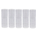 100 Piece Clear Coin Capsules Containers Holders Coins Storage Boxes Case 40mm