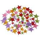 1 Pack Colorful Self Adhesive Star Shaped Foam Glitter Stickers Scrapbooking for Kid Craft