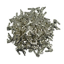 Tibetan Silver 3D Horse Charm Bracelet Pendant Necklace Jewelry DIY Making Pack of 30