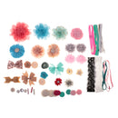 Baby Shower Games Party Supplies Headband DIY Baby Girl Hair Bow Making Kits