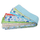 30 Pieces 100%Cotton Floral Plaid Fabric Applique Cloth Bedding Patchwork 50x5cm