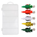 5pcs Plastic Topwater Duck Fishing Baits Fishing Accessories Frog Lure Hook