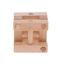 Chinese Classic Wooden Brain Teaser Puzzle Educational Toys Gift for Kids Adult - I-shaped Lock