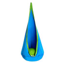 80KG Load Bearing Kids Indoor Outdoor Swing Seat Hanging Hammock Cushion Chair Playhouse Park Toy Garden Furniture - Blue