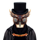 Plague Doctor PU Leather Steampunk Bird Beak Mask Gothic Halloween Cosplay Mask