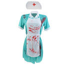 Halloween Bloody Nurse Doctor Costume Horror Ladies Party Fancy Dress