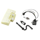 5pcs Chainsaw Parts Set Ignition Coil Air & Fuel Filter Fuel Line Spark Plug Mower Parts