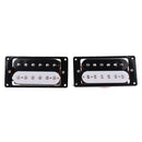 Black Electric Guitar Double Coil Humbucker Pickup Neck&Bridge Pickups for Les Paul Replacement
