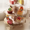 Vintage 3 Tiers Paper Cake Stand Holder Wedding Birthday Party Supplies