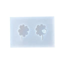 Resin Mold Jewelry DIY Mould Lucky Four Leaf Shapes Pendant Charms Earring Findings Making