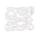 DIY Baby Accessories Metal Cutting Dies Stencils Template Mould for DIY Scrapbook Photo Album Paper Craft Baby Shower Card Making
