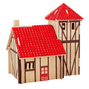 Kids Brilliant Toys 3D Wooden Puzzles DIY Assembled Western Style Farmhouse