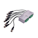 8CH HDCVI/AHD/HDTVI/CVBS Passive Video Balun Adapter Transceiver BNC To UTP