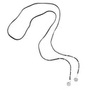 61 inches Black Velvet Cord String Choker Necklace Wrap Tie Bolo DIY Necklace