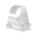 Universal White Plastic Snorkel Clip Keeper Retainer for Scuba Diving and Snorkeling 1inch Diameter